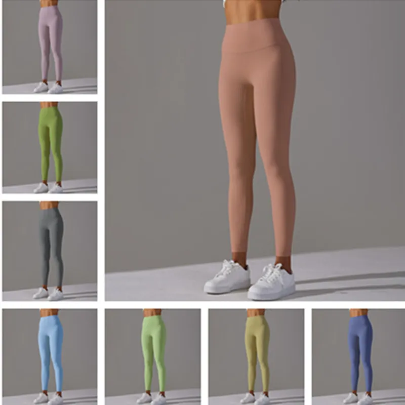 AL0LU cinto de ioga feminino com logotipo de cintura alta leggings esportivos femininos calças de ioga leggings de fitness