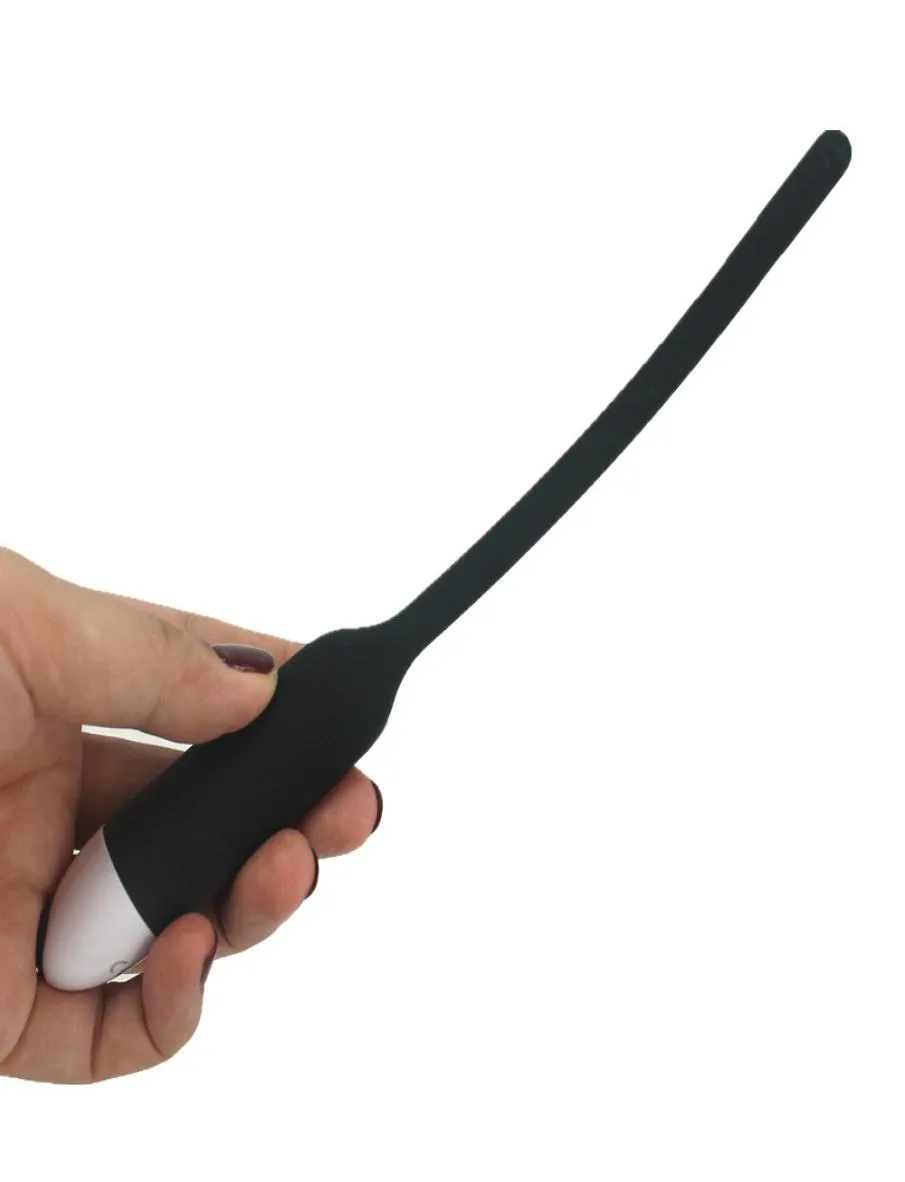 Nuovi prodotti del sesso Dispositivo maschile Giocattoli Silicone 7 velocità vibratore Suoni uretrali Catetere Spina del pene Giocattoli del sesso per gli uomini Y18929022343893