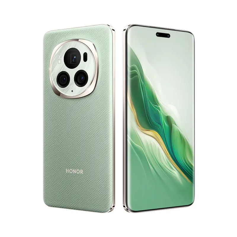 Oryginalne Huawei Honor Magic 6 Pro 5G Telefon komórkowy Smart 16 GB RAM 512GB ROM Snapdragon 8 Gen3 108MP NFC Android 6.8 "120 Hz Pełny ekran Id Identyfikator odcisków palców Wodoodporny telefon komórkowy