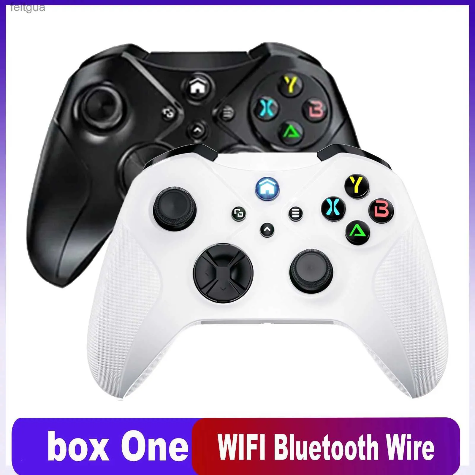 Игровые контроллеры Джойстики Беспроводной контроллер геймпада для Xbox One WIFI Game Controle для ПК Bluetooth 6-осевой джойстик Геймпад с аудиоразъемом 3,5 мм YQ240126