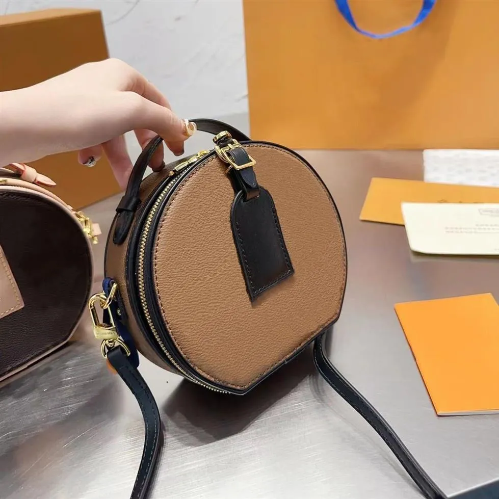 round shoulder bag womens mini handbag designer handbag china 2022 new leather womens small messenger purse196u