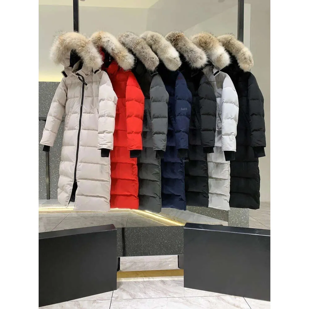 Style Famous Designer Luxury Women Down Jackets Brodery Letters Canadian Winter Hooded Gooses Coat Outdoor Women's Long Clothing Windproof Unisex 34