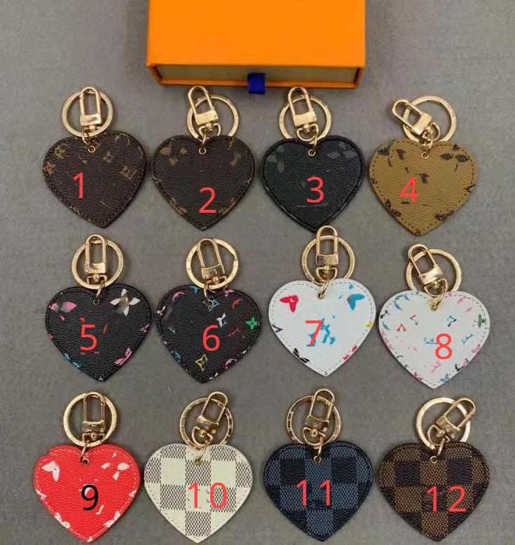 Simple Luxury Love Leather Key Chain Pendant Korean Keychain Wholesale