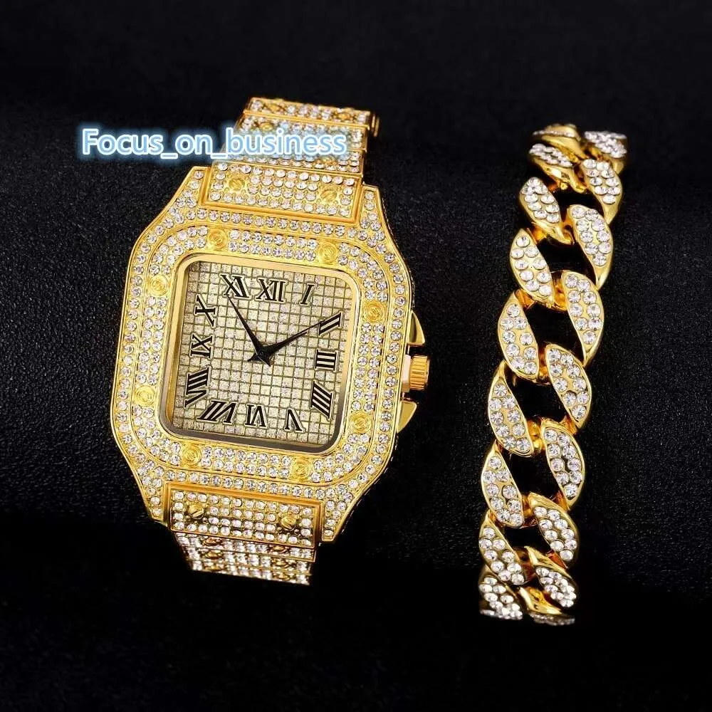Luxo moissanite diamante relógio gelado relógio masculino designer para relógios masculinos de alta qualidade montre movimento automático relógios orologio. Monte de luxo i18