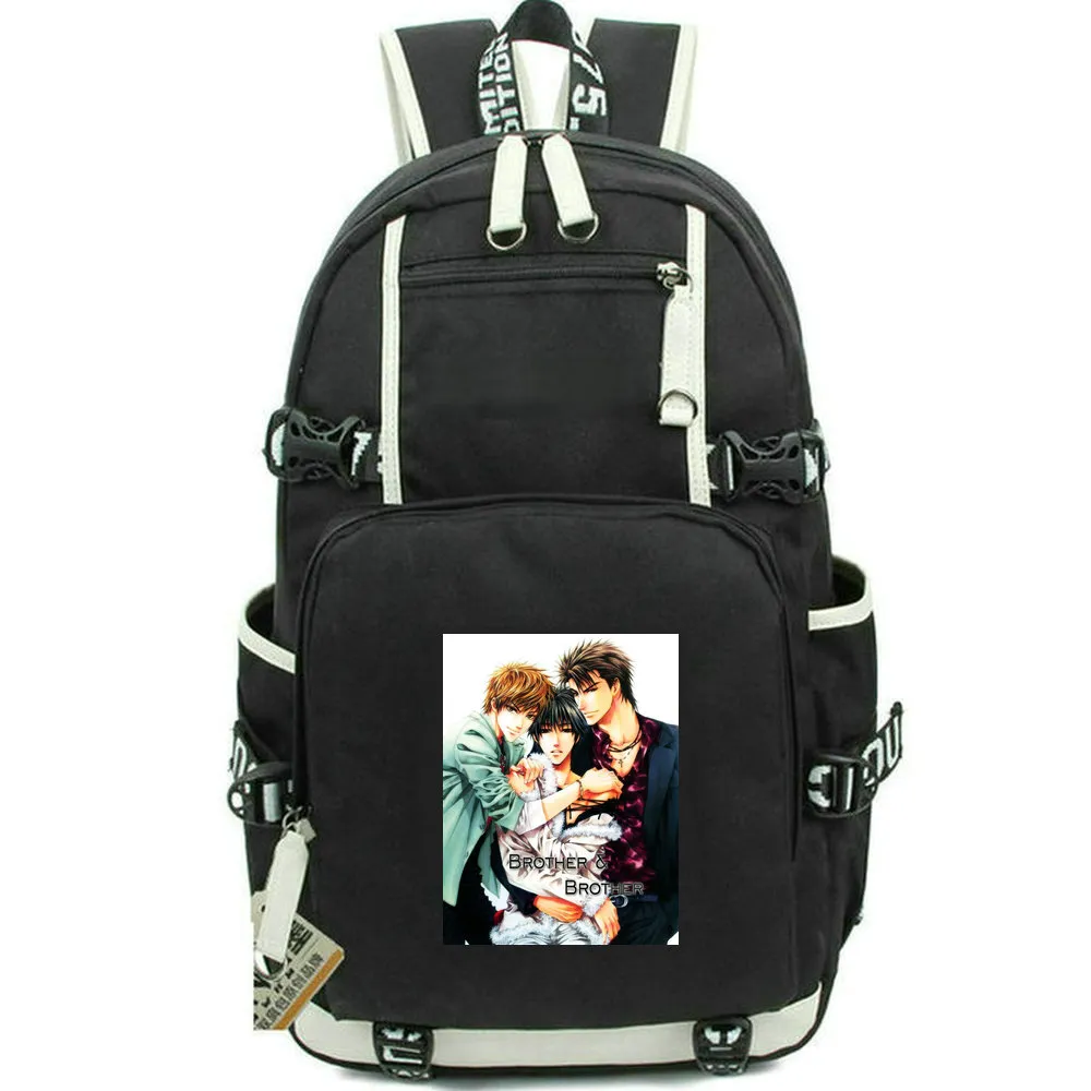 Mochila Brother X Brother Souichiro Sonooka mochila anime bolsa escolar estampada mochila escolar casual pacote de dia para computador