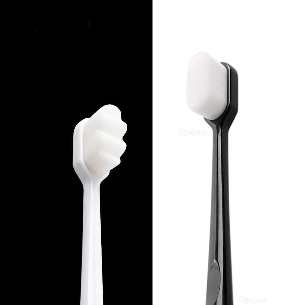 Tandborste 1PC Ultra-Fin mjuk tandborste miljoner nano borst vuxen tandborste tänder djup rengöring bärbar rese tandvård