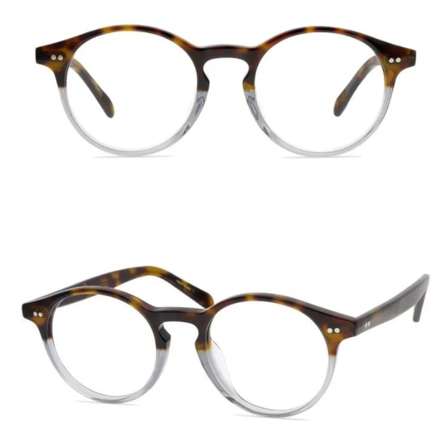 Myopie lunettes cadre hommes lunettes optiques lunettes marque Spectacle Vintage rond montures de lunettes pour les femmes avec Box2752224