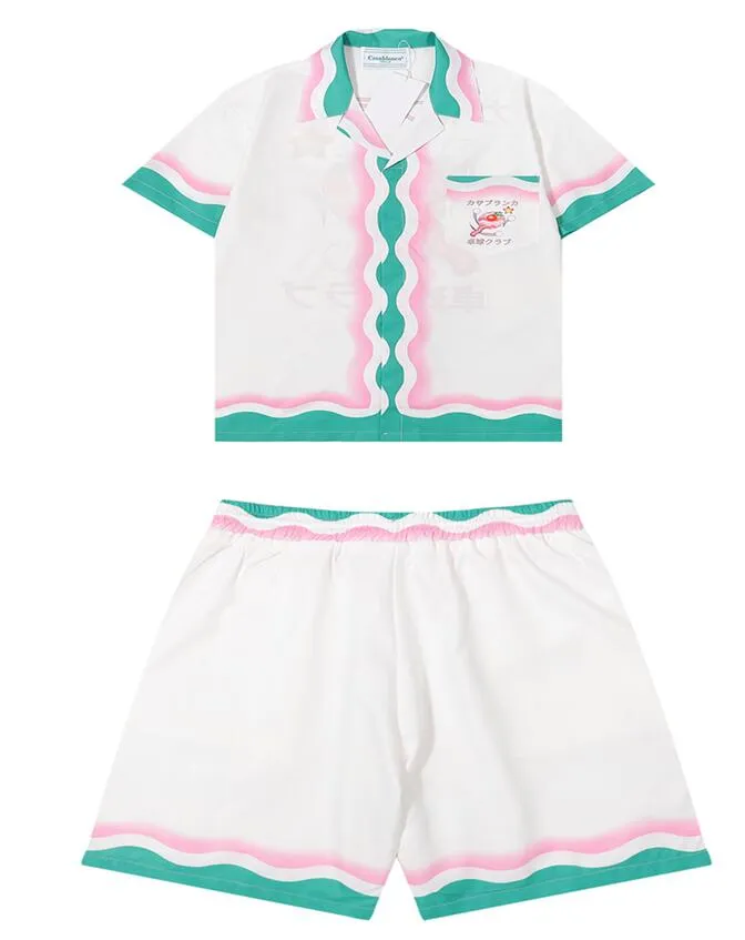 Oyolan Set Estivo Per Ragazzo: Camicia Floreale Con Maniche Corte E Papillon Cucito, Pantaloncini Abbinati, Turchese, 18-24 Mesi