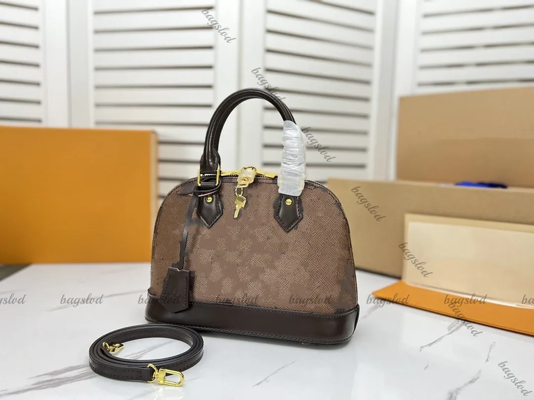 고품질 디자이너 가방 여성 쉘 토트 가방 고급 핸드
