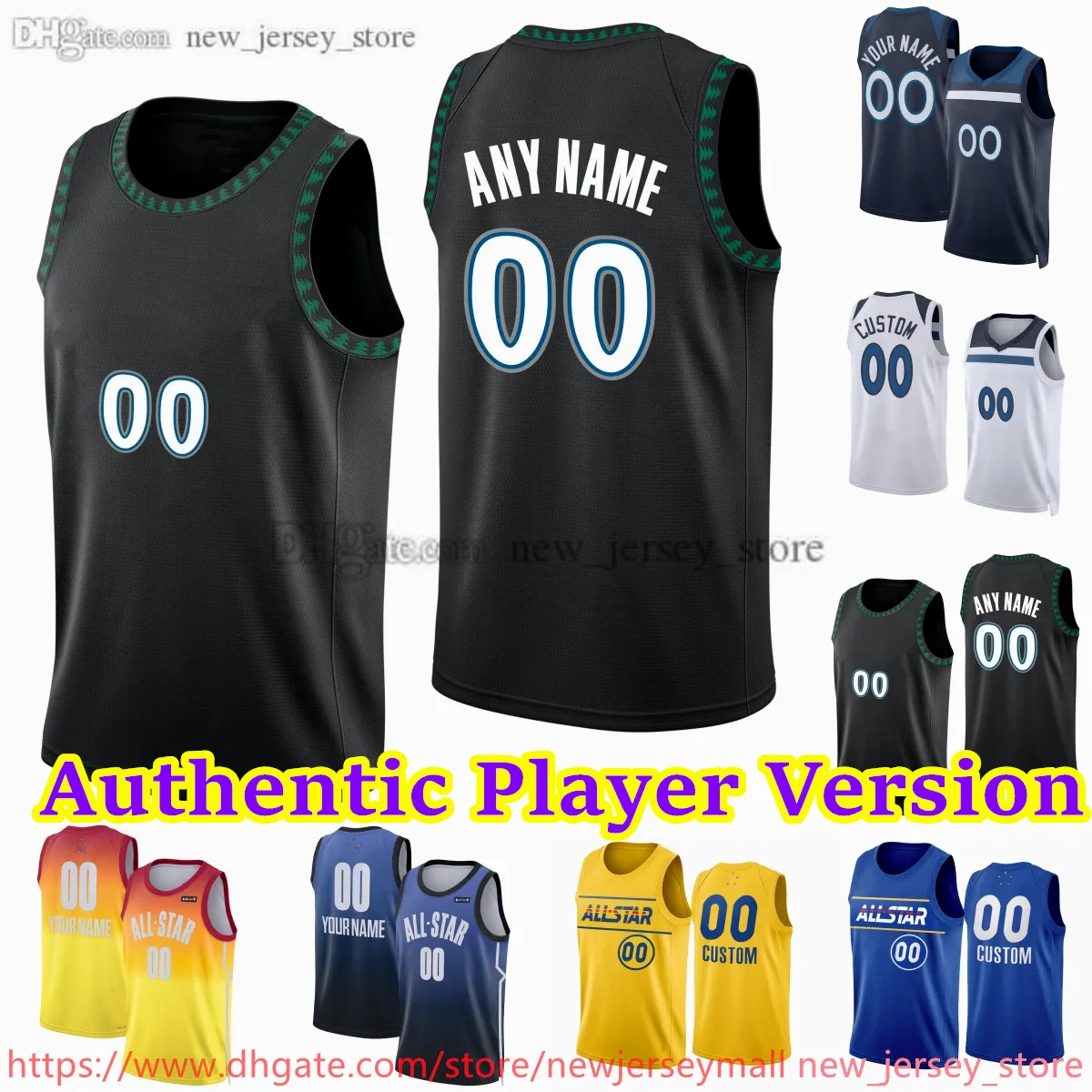 5 Anthonyedwards Jersey Özel Oyuncu Versiyonu 27 Rudygobert Basketbol Otantik Dikişli Formalar Wendellmoore Jr. Jadenmcdaniels TheOJJohn Joshminott