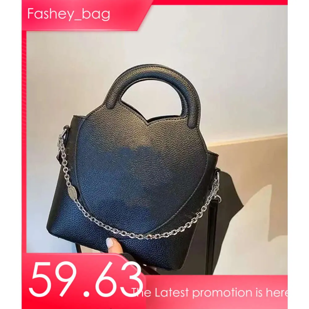 Real cowhide bag bucket bag women one shoulder crossbody bag designer handbag Litchi grain chain decoration tote luxury shopping bags leather bags purses backpack