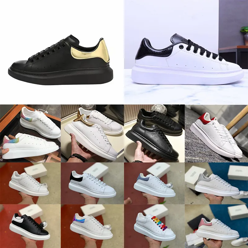 Toppkvalitetsdesigner överdimensionerade casualskor läder lyxiga sammet mocka kvinnors espadrille tränare män kvinnor lägenheter snörning plattform sula sneakers med logotyp