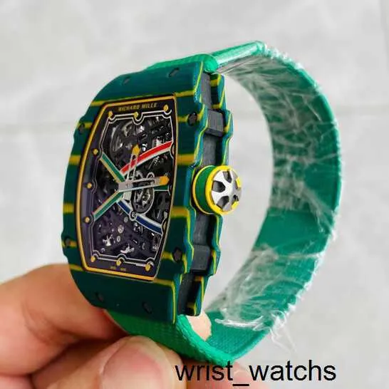 Uhrwerk RM Armbanduhr Richardsmille Armbanduhr Serie RM67 02 Ntpt Ultrad nnes vollst ndig hohles R ckentransparentes Uhrwerk Rm6702