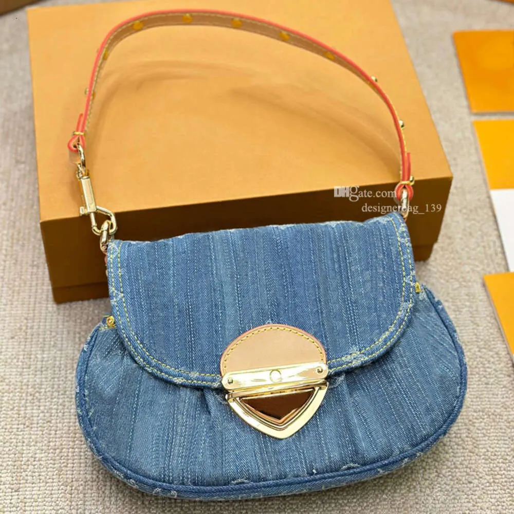 Kenzo Small Hobo Stone Bleached Blue Denim | Schoudertas