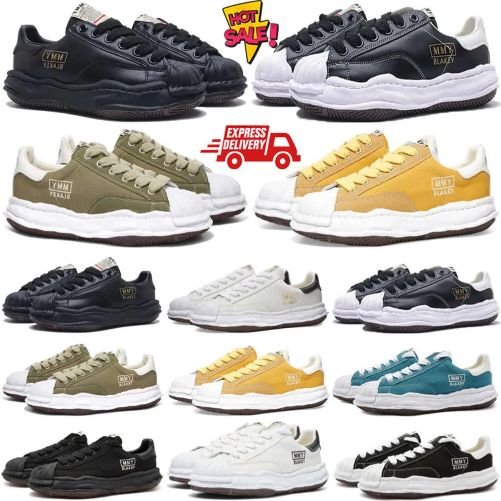 Maison Mihara Yasuhiro Blakey Lage OG mmy Sole Canvas Sneakers schoenen voor heren dames zwart wit heren dames trainers schoen