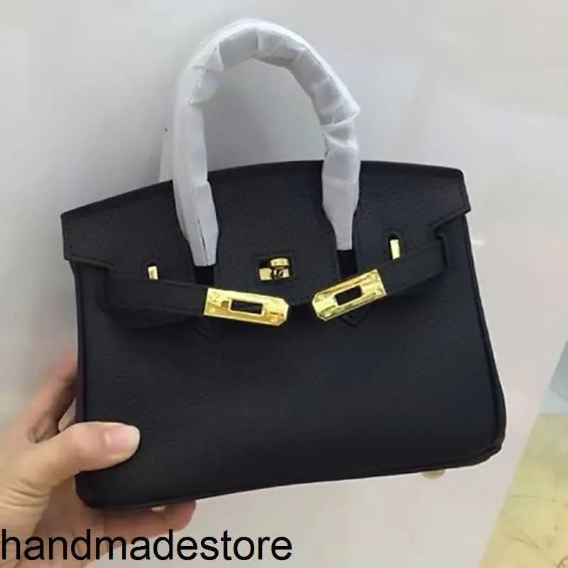 2024 Bags Bag Platinum Genuine Fashion Genuine Leather Women's Bag Star Bag Cowhide Litchi Pattern Handheld One Shoulder Crossbody Bag with Logo