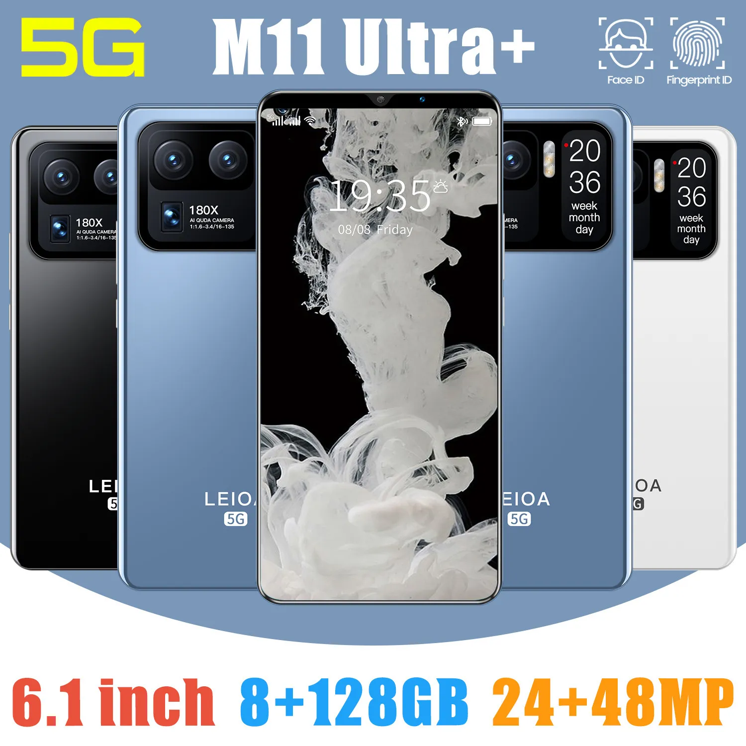 M11ultra comércio eletrônico transfronteiriço comércio exterior smartphone Android 6,1 polegadas 4G telefone celular em estoque fábrica de venda direta