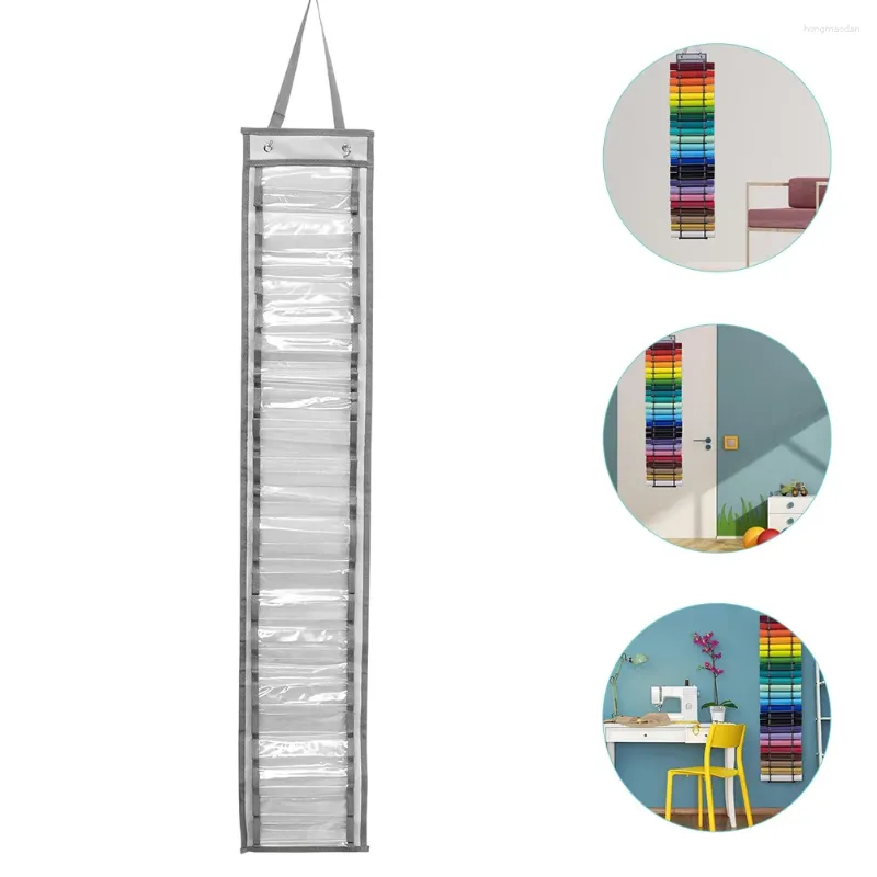 収納バッグロールホルダーコンパートメントオーガナイザーの壁ドアハンギングバッグ