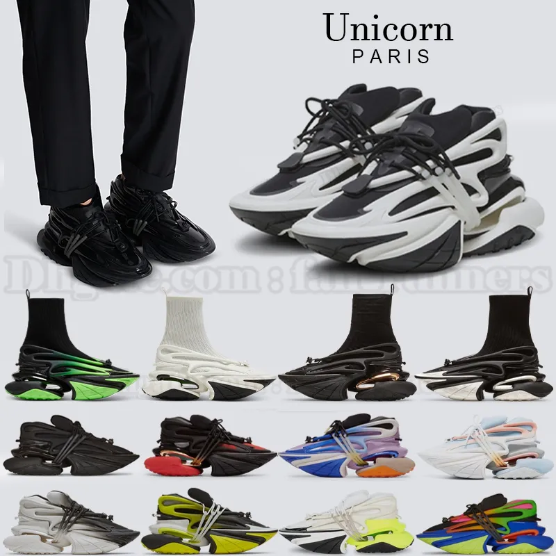 Unicorn Sneakers Designer Luxe schoen voor heren en dames Metaverse Lage sneakers in neopreen Dikke platformzolen Paris Fashion Unicorns-schoenen