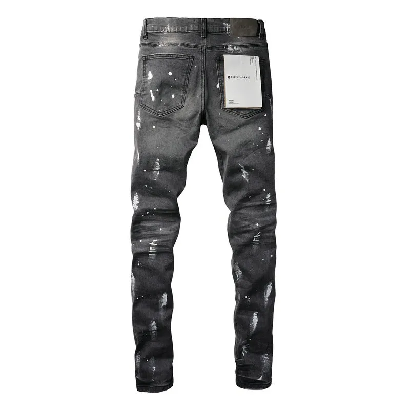 DHgate.com:Designer Black Mens Jeans: High-End Ripped