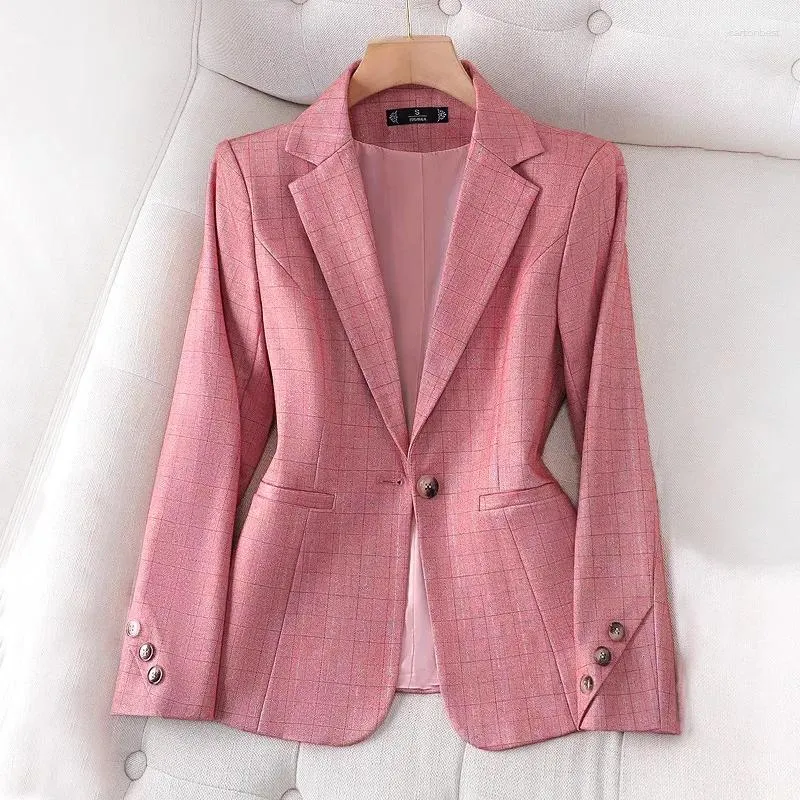 Abiti da donna Blazer formali Femininos per le donne Giacche a maniche lunghe Cappotto Autunno Inverno Capispalla professionale Top Abbigliamento Abbigliamento da lavoro aziendale