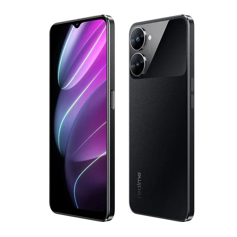 Téléphone portable d'origine Oppo Realme V30 5G intelligent 8 Go de RAM 128 Go de ROM Octa Core MTK Dimensity 700 Android 6,5" 60 Hz LCD Plein écran 13,0 MP 5000 mAh Face ID Téléphone portable avec empreinte digitale