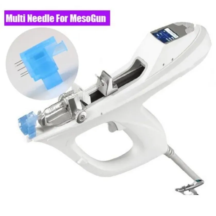 Mesoterapia Meso Gun Agulha Remoção de Rugas Cirúrgica Stailess Aço 5/9 Agulhas Ijector Uso Para Bella Vital Máquina Anti Acne Spot358