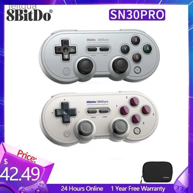 Game Controllers Joysticks 8BitDo SF30 Pro SN30 Pro Wireless Gamepad Bluetooth Controller Joystick for Switch OLED Windows Android macOS Steam YQ240126