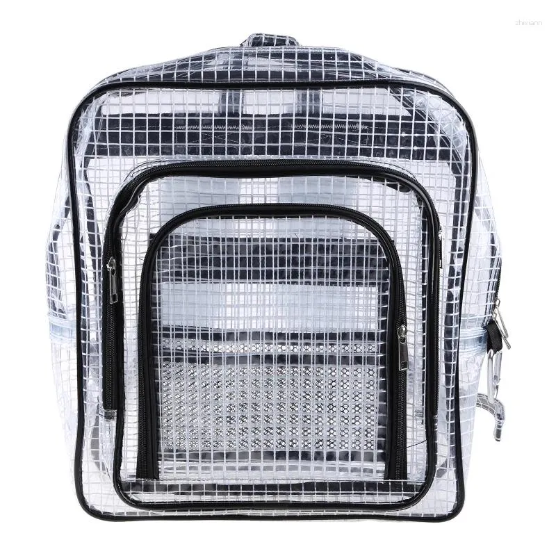 Школьные сумки, антистатический прозрачный рюкзак из ПВХ, сумка для инструментов инженера чистых помещений для компьютерных инструментов, рабочий прозрачный рюкзак