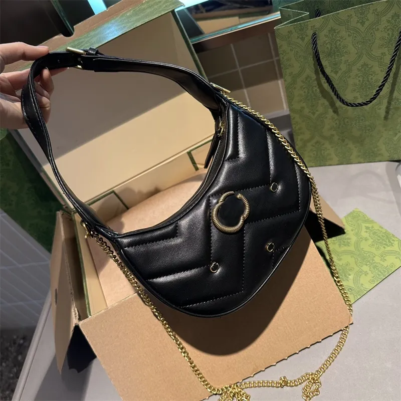 2024 Woman Crossbody Hobo torebki na ramię designerka torebka torebka mała krzyżowa body lady łańcucha torebki skórzane 5a