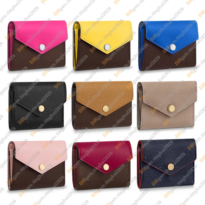 Ladies Fashion Casual Designer Luxury Zoe Wallet Coin Purse Key Pouch Credit Card Holder Top Mirror Quality M62933 M62932 M80725 M62935 M82983 M82982 M82984