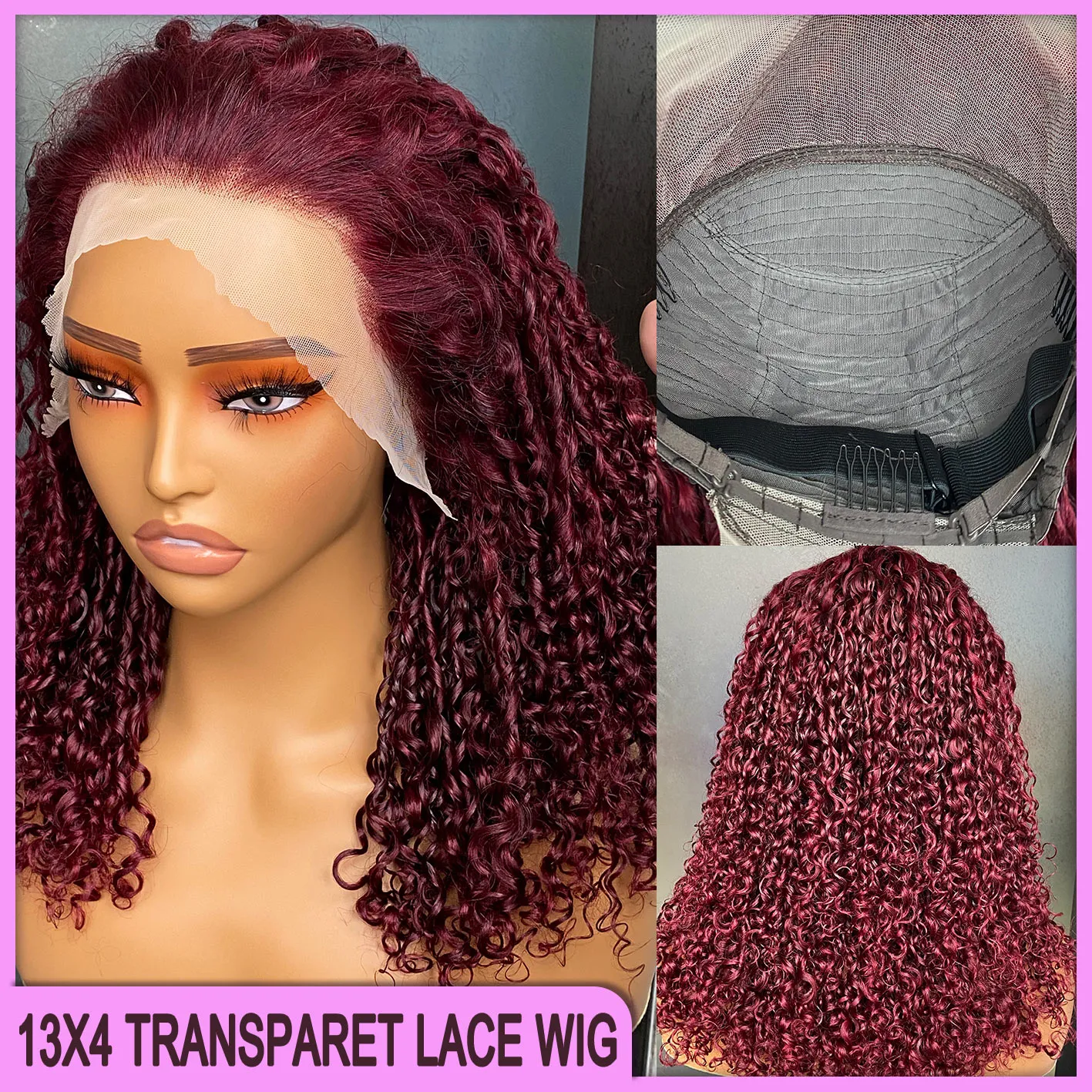 14\' lace frontal. Peruvian virgin hair Fumi 14 Inch 13x4 Transparent Lace Frontal Wig 100% Raw  main image 4