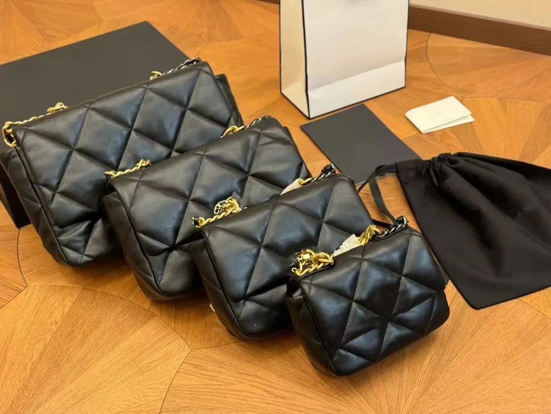 10A Top Tier Quality Jumbo Double Flap Bag Luxury Designer 35CM 30cm 25cm 20cm Real Leather Caviar Lambskin Classic All Black Purse Quilted Handbag Shoulde