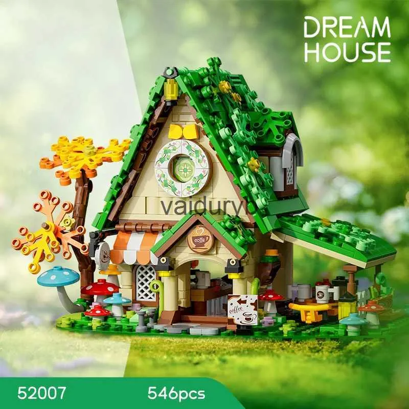 Blokuje kreatywne elementy Mini Dream House Builds Model DIY Micro cząsteczka cegieł dla dzieci sztuki