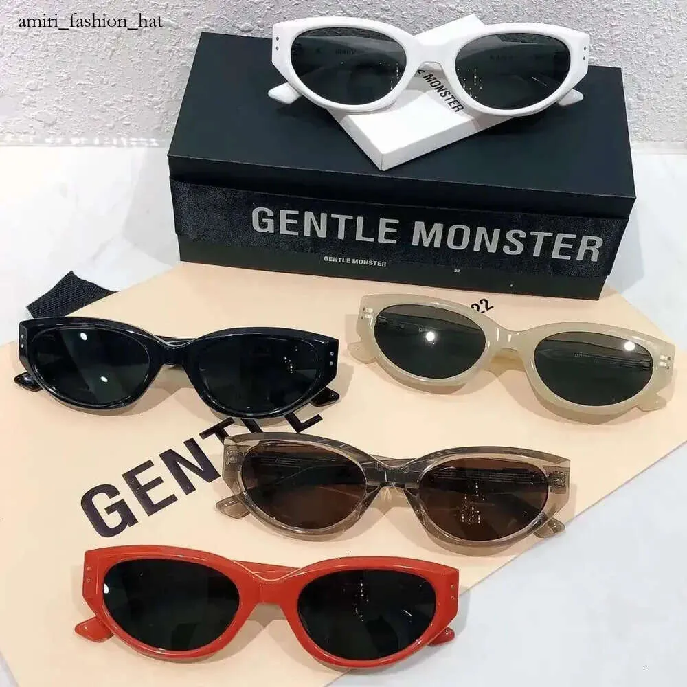 Gentle Monster Rococo Summer Cat Eye Oval Solglasögon Korea Brand GM Women and Men Square Glasses UV400 Protection 4121