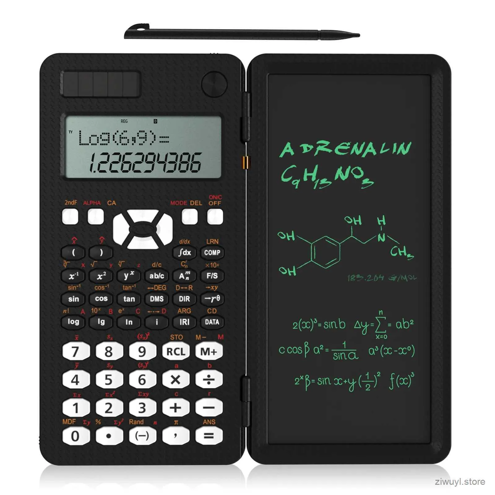Kalkylatorer Scientific Calculator med Writing Tablet 991ms 349 Funktioner Engineering Financial Calculator för skolstudenter Kontor 2022