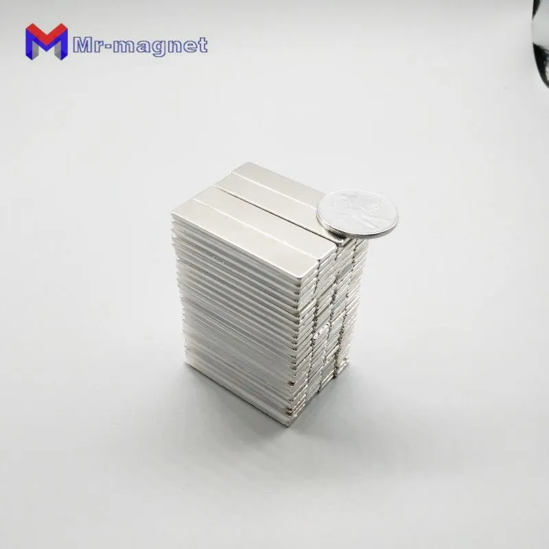 imanes 50x10x2 mm super strong rare earth permanet magnet powerful block neodymium magnets 50102 axial magnetized