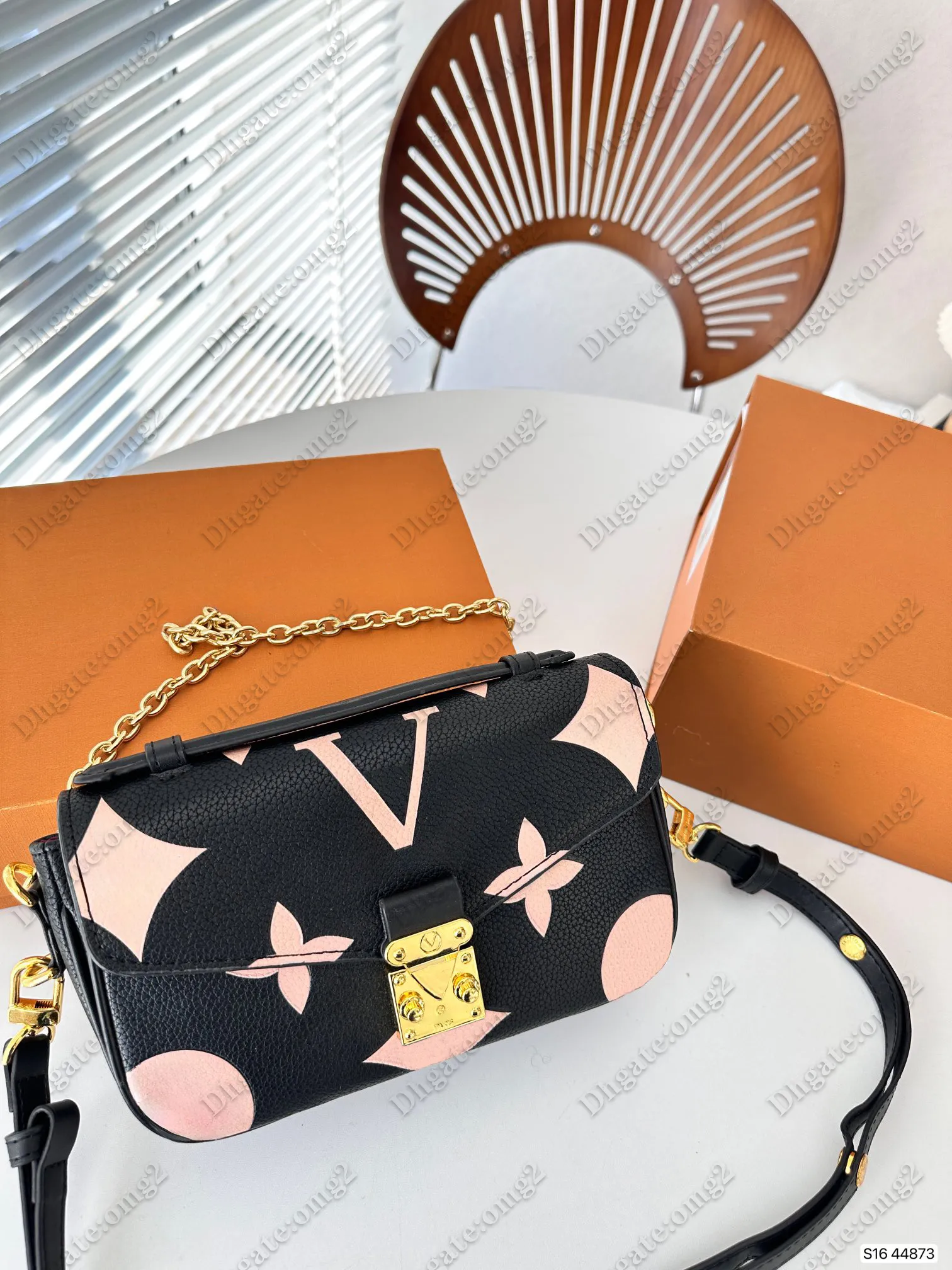 Pochette Metiss bolso EAST WEST bolsa mujer S-lock bolsas de cadena diseñador hombro crossbody billetera Hobo monederos mensajero de alta calidad Sacoche dhgate M45773