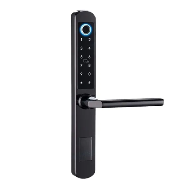 LARKSAMRT TTlock App Bluetooth Tuya Wifi Digitale Geen ingetoetst Gebroken Brug Aluminium Bluetooth Vingerafdrukslot A210