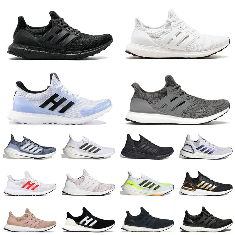 2024 Ultraboost 20 UB 4.0 5.0 Heren Dames Ultra Hardloopschoenen Klassiek Triple Zwart Wit Grijs DNA Crew Marine Solar Geel Dhgate Ultraboosts Trainers Sneakers 36-45