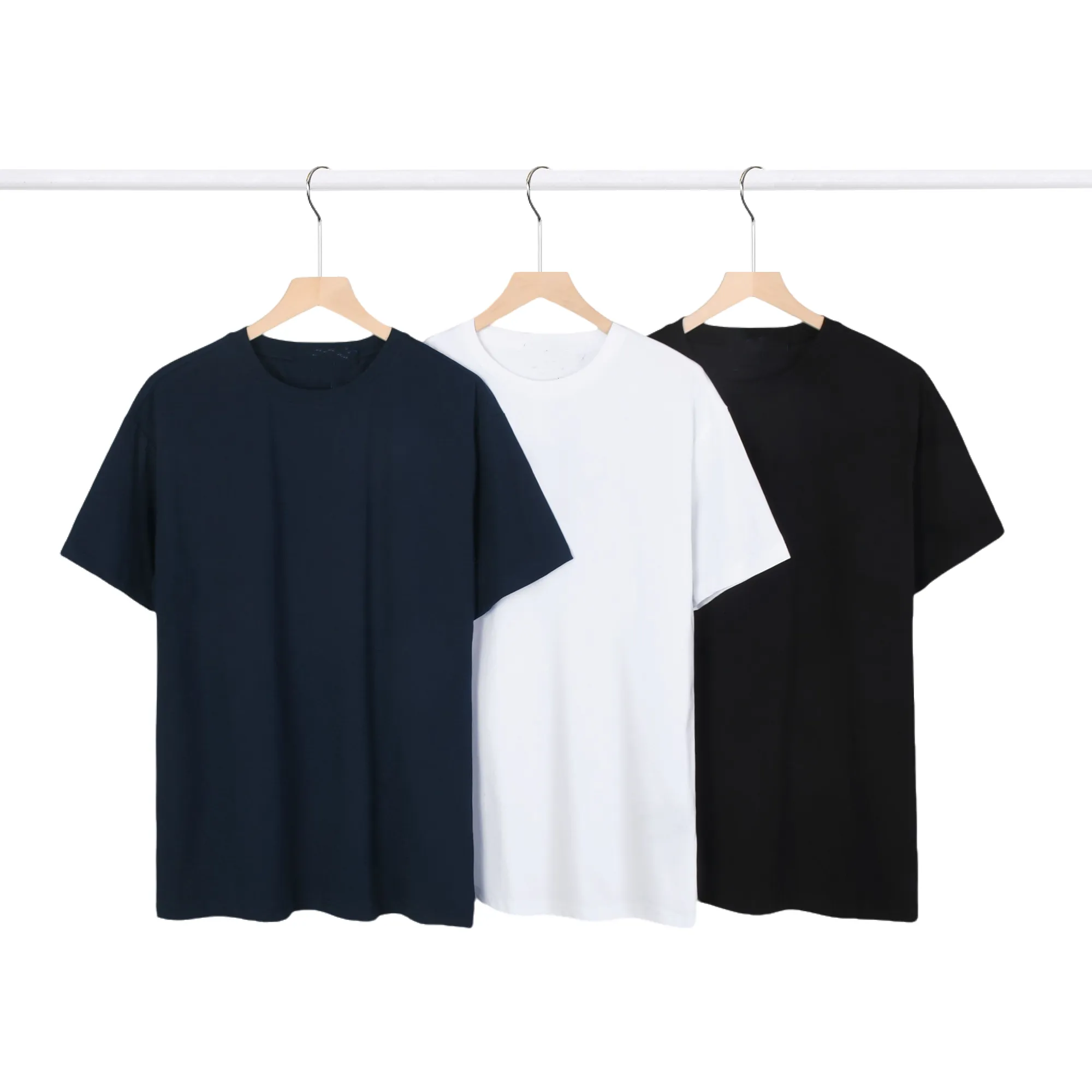 2024新しい高品質のメンズTシャツラグジュアリーデザイナー100％コットンポロスクラシックシャツファッションスモールポニーロゴ刺繍男性トップ