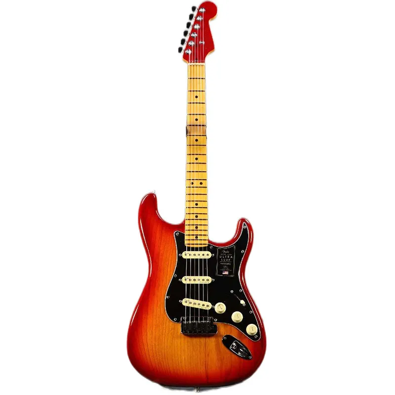 Ultra Luxe S T Akçaağaç Klavye Plazma Kırmızı Burst Gitar