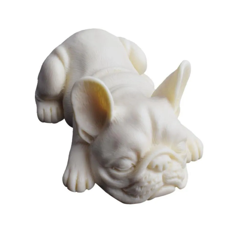 3D Cute Lovely Dogs Mousse Cake Mold Bulldog Ice Cream Silicone Baking Gumpaste Tools Dessert Molds For Cake Decoration K699 21022257o