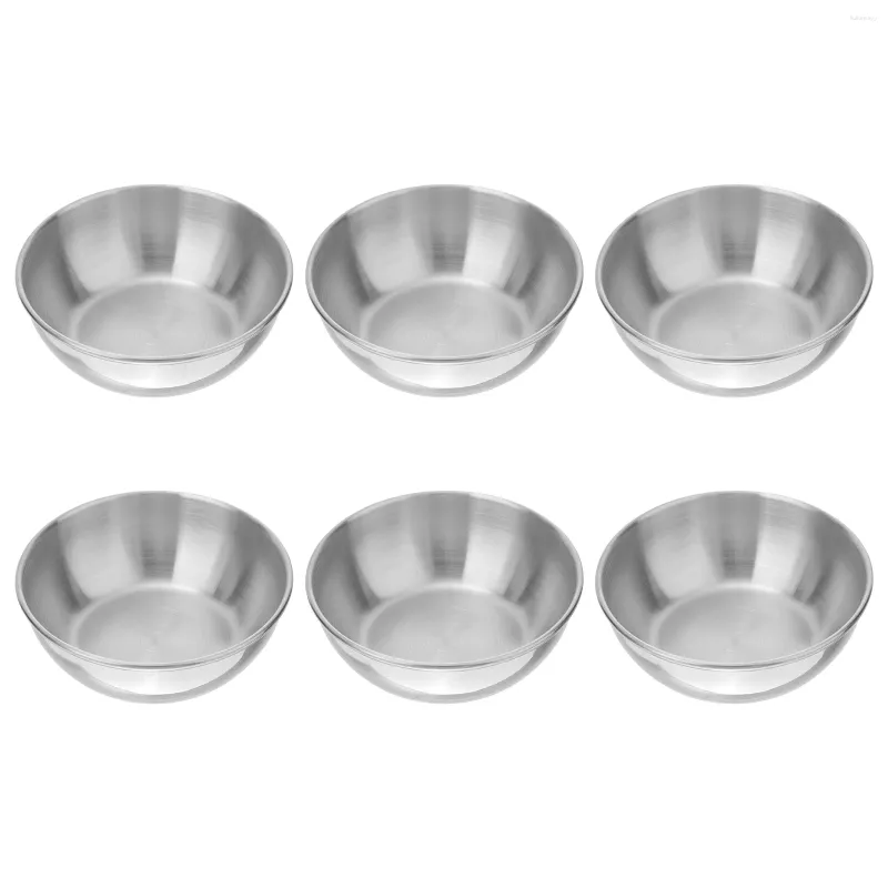 Plates 6 Pcs Sauce Dish Flavor Ramen Seasoning Bowl Cutlery Tray Appetizer Small Condiment Cup