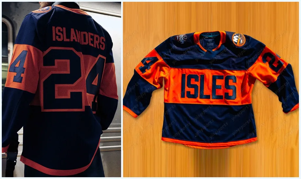 Maglie Da Hockey Stadio Isolante 2024 Uomini In Blu E Arancione Da