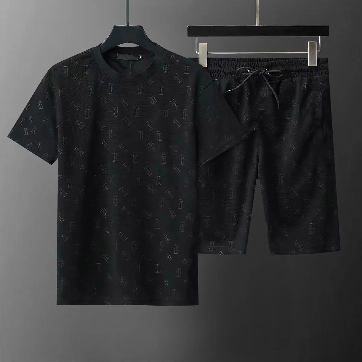 Men's short clothing designer jogging sportswear sportswear men's and women's short T-shirt pullover sportswear set
