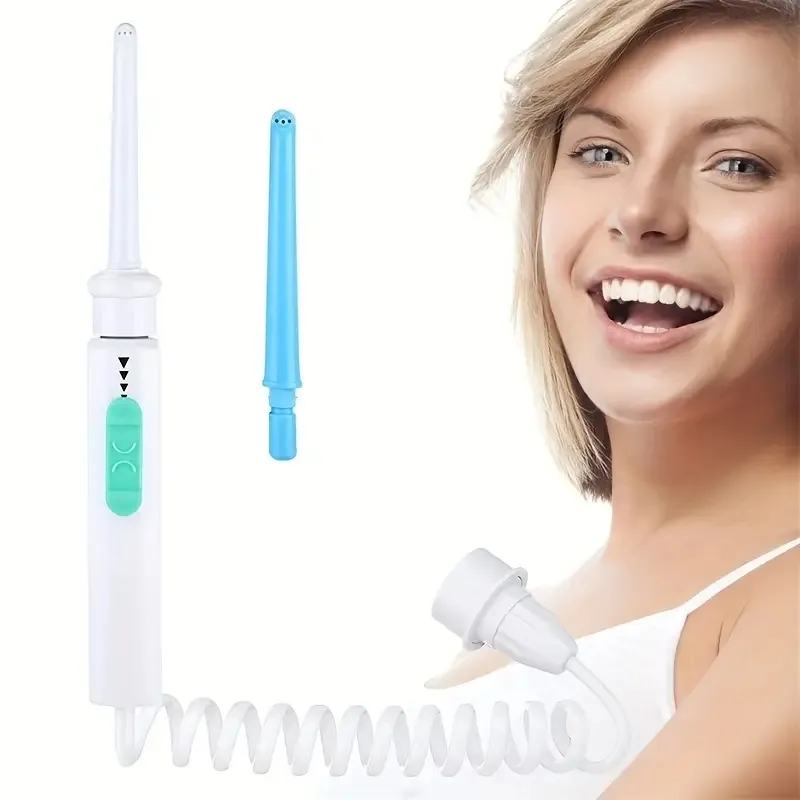 1pc pulverizador de água dental portátil-irrigador oral para limpeza de dentes e enxaguatório bucal-irrigador de dentes doméstico com fio dental