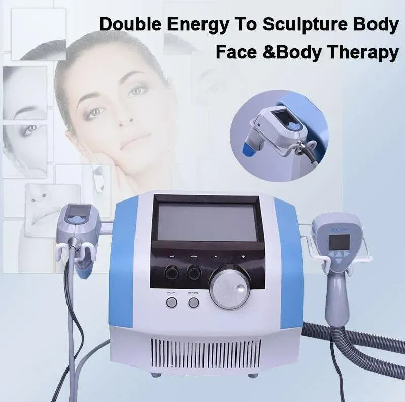 2 In 1 Upgraded New RF Equipment Portable High-Intensity Focused Ultrasound Face Lifting Wrinkle RF Body Slimming Machine CE Approved Fat Removal Sculpture Wrinkle