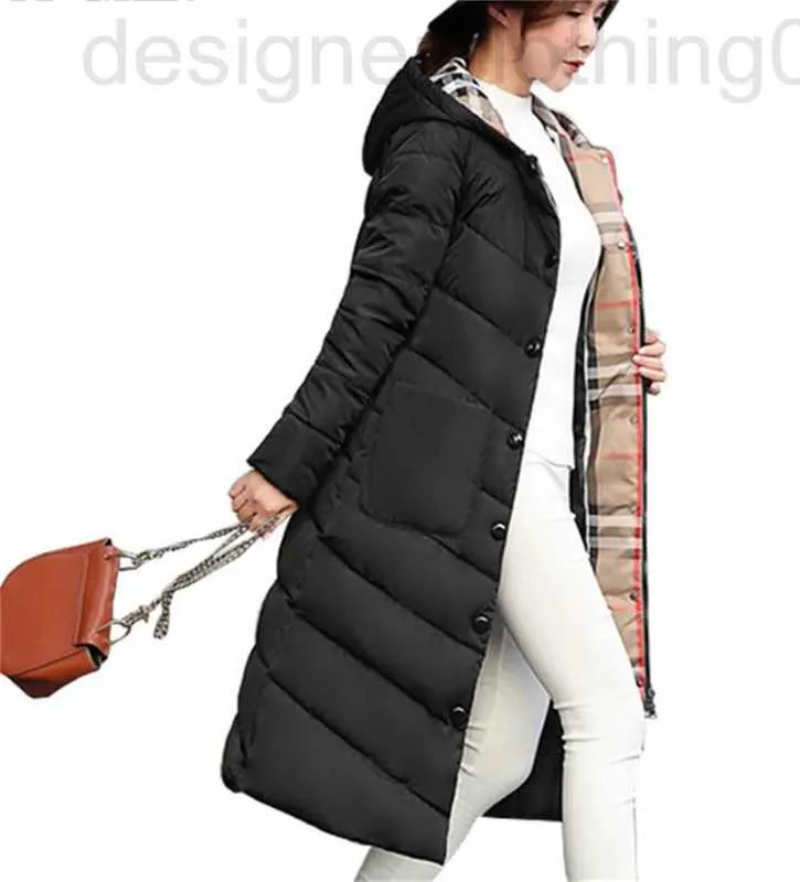 Mulheres Down Parkas designer de luxo Moda Meninas Longo Feminino Casaco de Inverno Grosso Bolsos de Algodão Jaquetas Outwear Parka jaqueta curta acolchoada de algodão Tamanho M-3XL