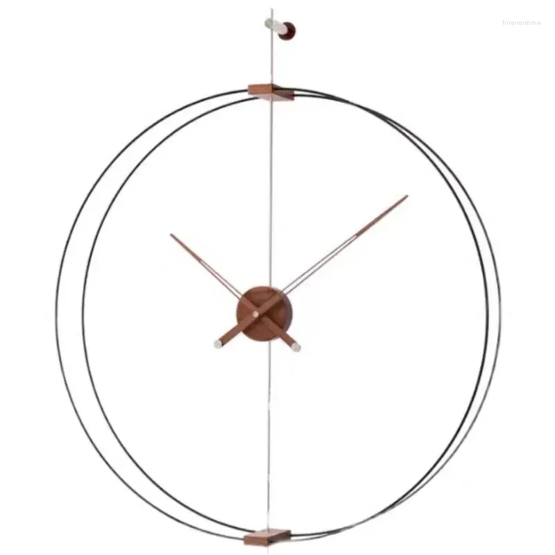 Wall Clocks Minimalist Restaurant Luxury Vintage Modern Bathroom Nordic Watch Fashion Living Room Decoration